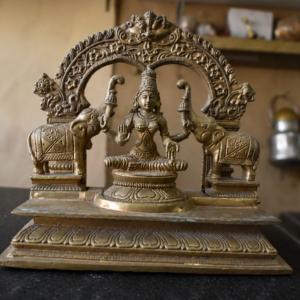 Lakshmi with Elephant Arch Idol in tirupathi