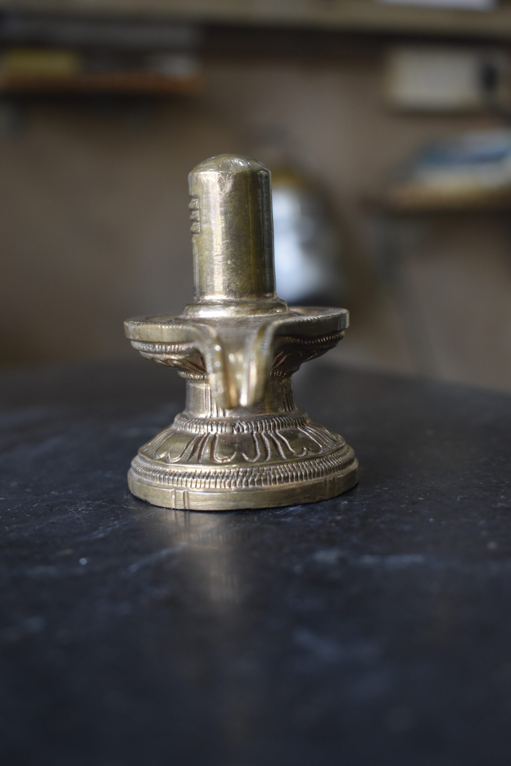 Handcrafted Brass Shivling Idol | Traditional Shiva Lingam Spiritual Pooja Décor - Image 4