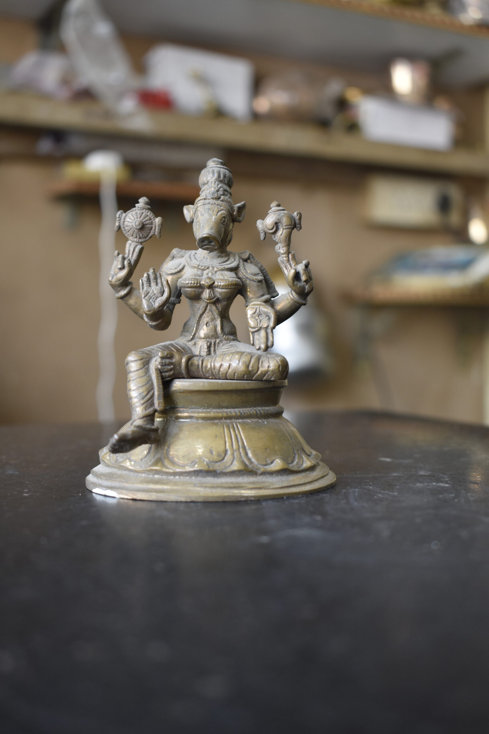 Brass Varaha Lakshmi Idol in tirupathi