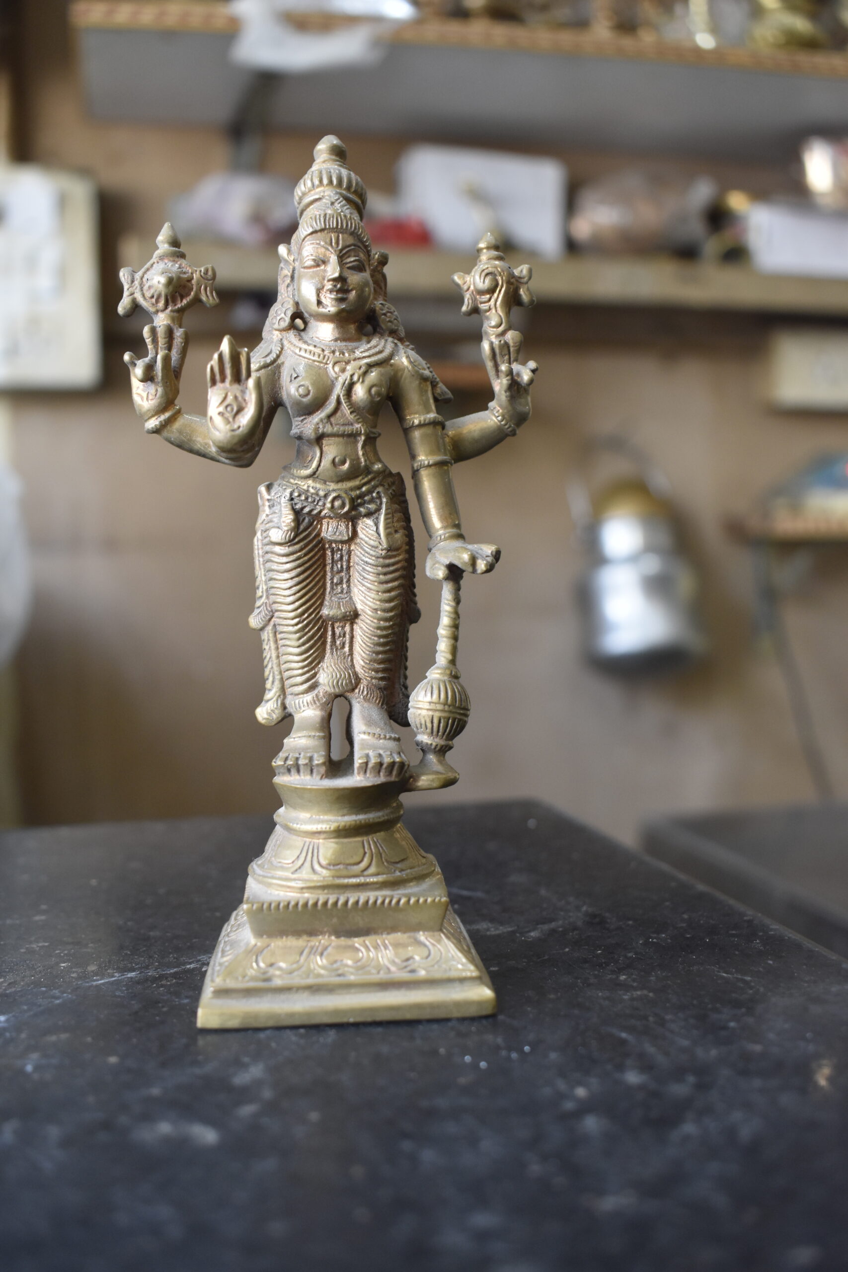 Brass Goddess Kaumari Idol in tirupati