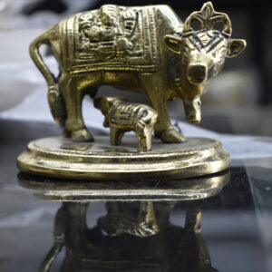 Kamadhenu Cow with Calf Idol in tirupati
