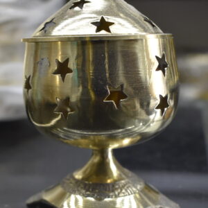 Brass Dhoop & Camphor Burner with Star Cut Design in tirupati