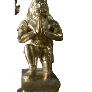 Panchamukhi Hanuman Brass Idol | Decorative Spiritual Statue for Home & Temple